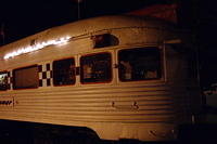 Rock and Roll Diner Train At Night